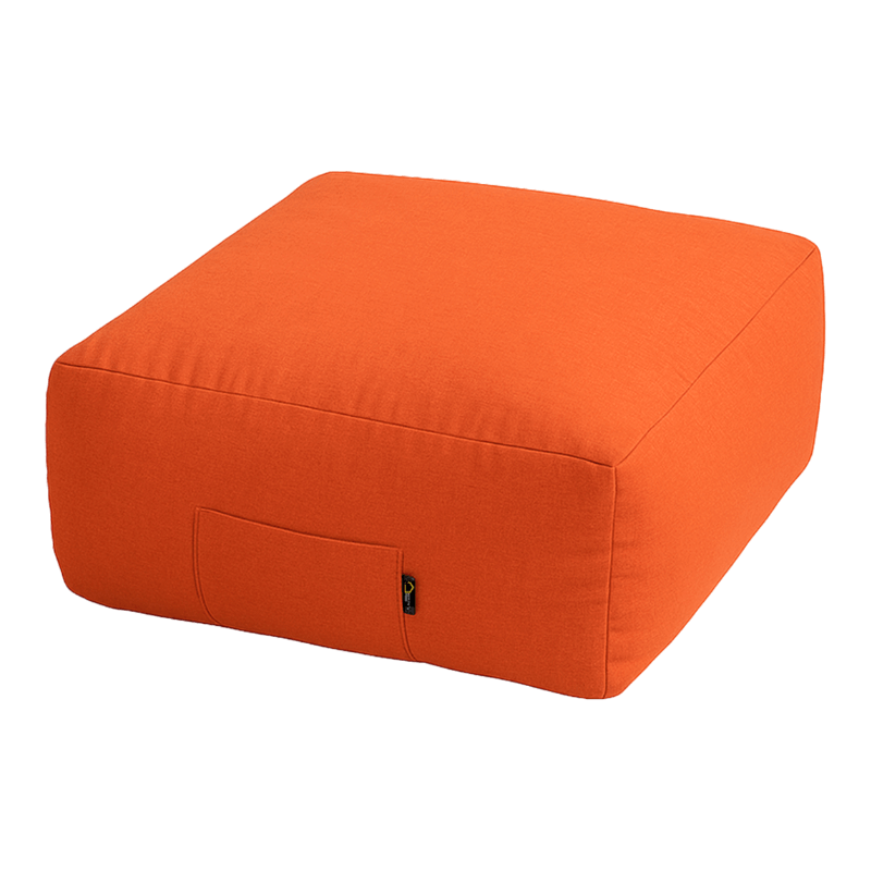 เบาะนั่งทรงสี่เหลี่ยม RENITA HOME รุ่นTOFU POUF สีส้ม